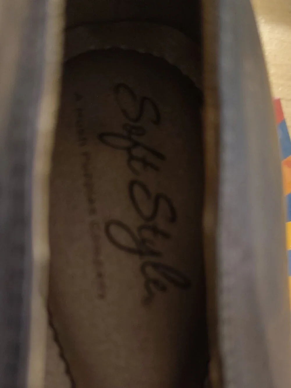 Soft Style Black Leather-Look Knot Ballet Flats